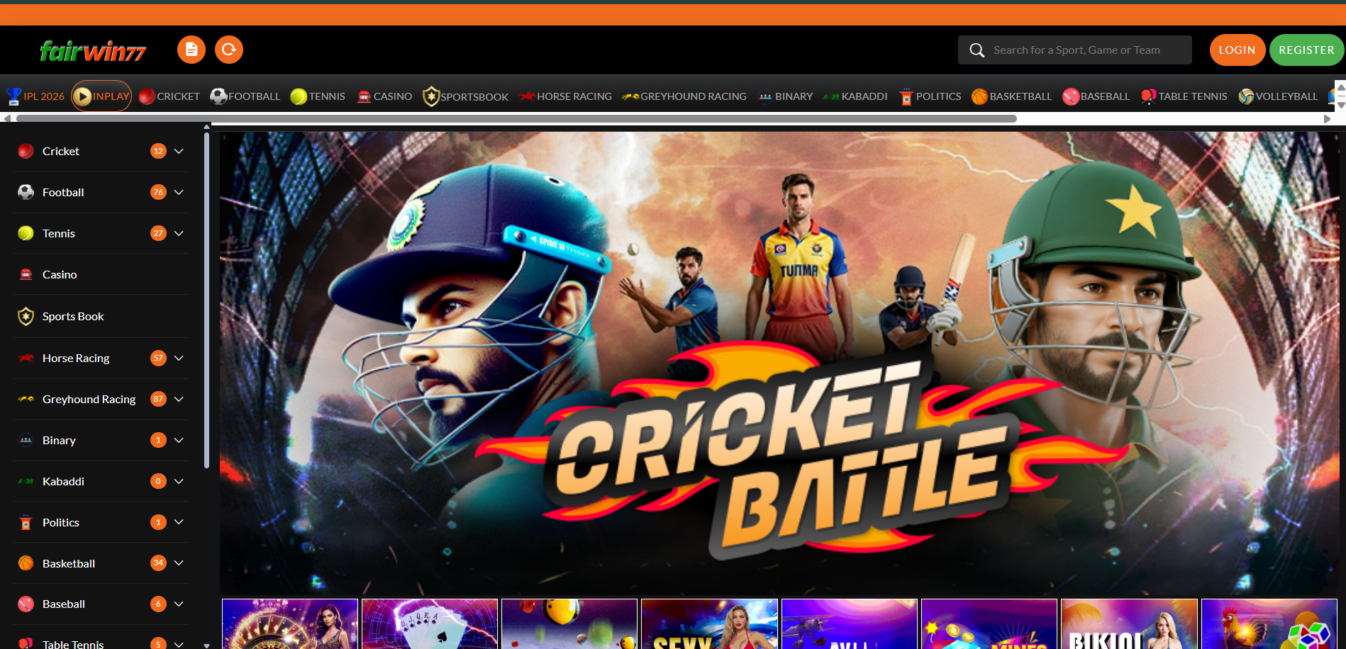 fairwin77 - Fast Payout Betting Platform India